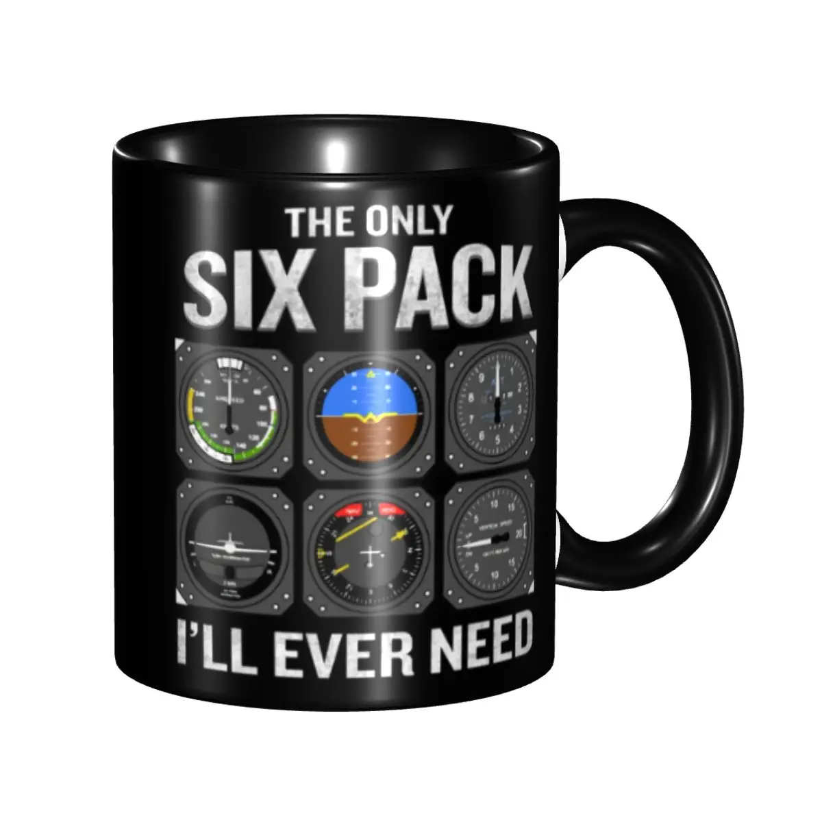Coffee And Tea Quotes Funny - Aangepaste grappige pilotencitaat cockpit vliegtuig instrumenten