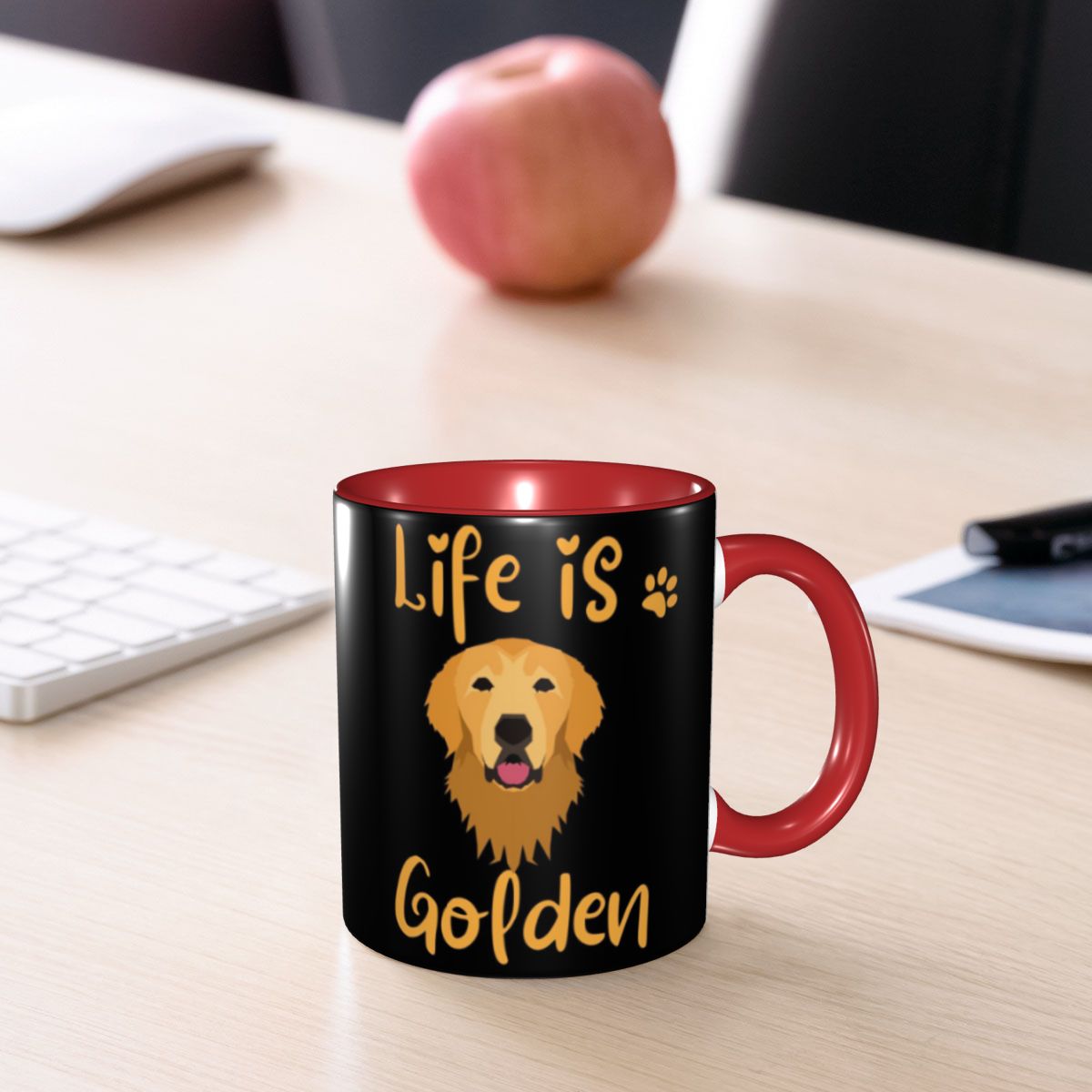 Coffee And Tea Quotes Funny - GOLDEN RETRIEVER Quote Mok Grappige keramische