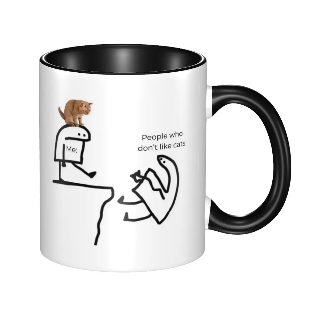 Coffee And Tea Quotes Funny - Mij met kattenontwerp Mensen die geen