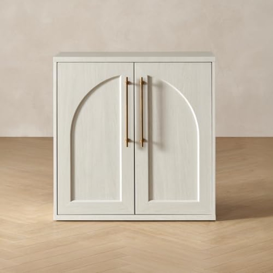 Coffee & Tea Haus - Kleine modulaire eikenhouten opbergkast voor keuken,