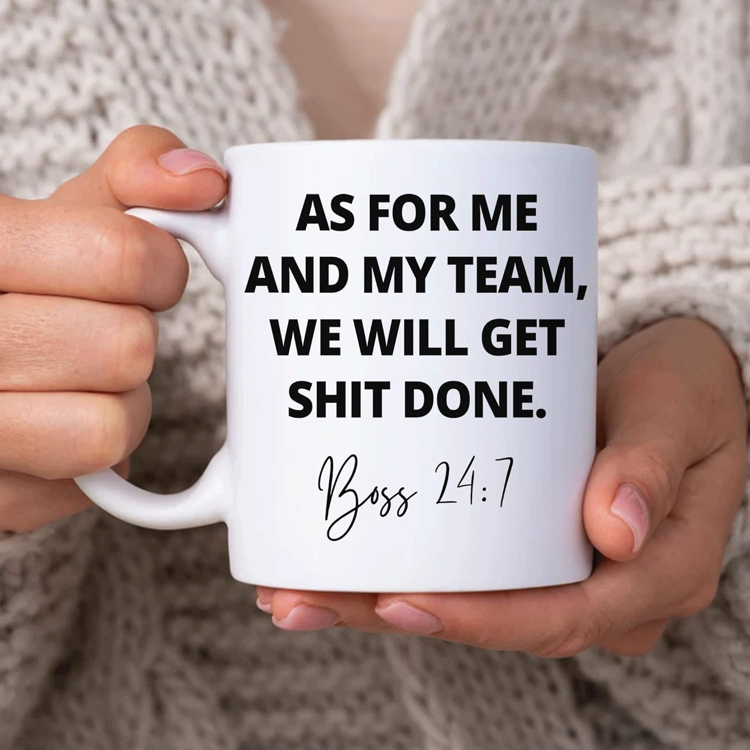 Coffee Tea You And Me - Waardering grappig kerstverjaardagscadeau voor baas van