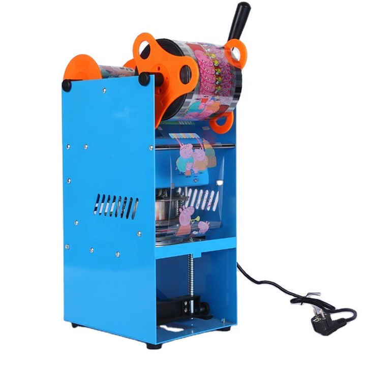 Coffee Jelly Tea - Semi-automatische kleine koffiebeker verzegelmachine, plastic yoghurtbeker,