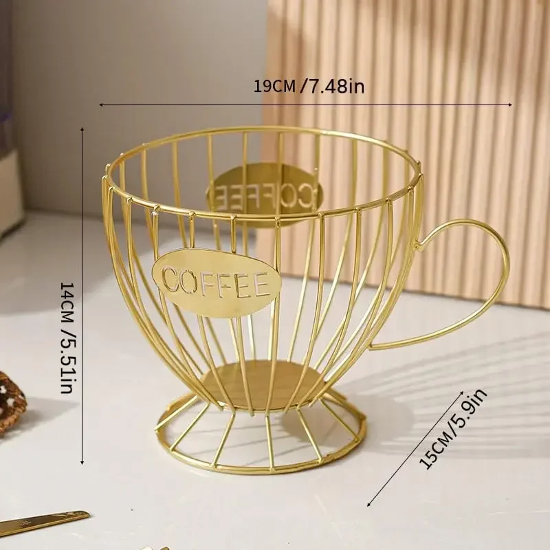 Coffee Capsule Holder - Metalen koffiecapsulehouder Display Rack Coffee Pod