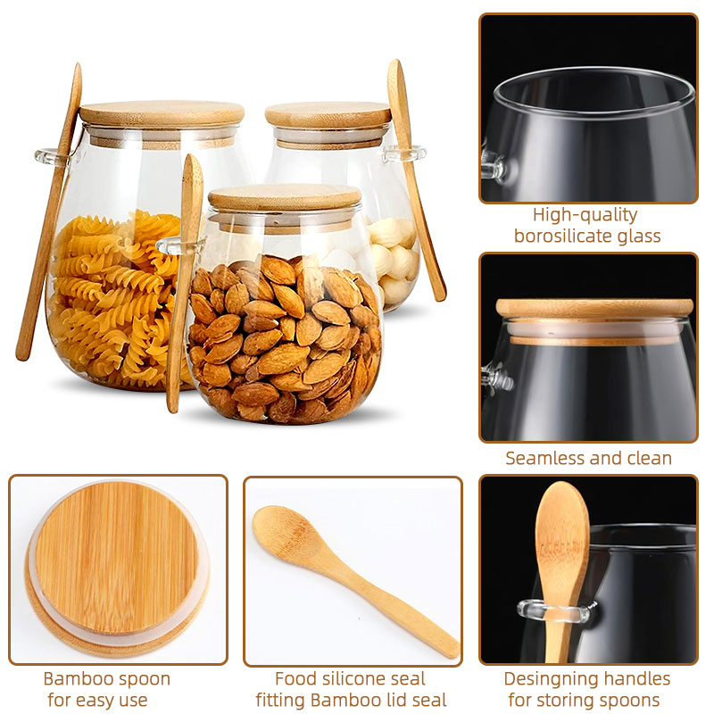34Oz Verzegelde Glazen Pot Met - Coffee Tea Canister Set recensie en prijs