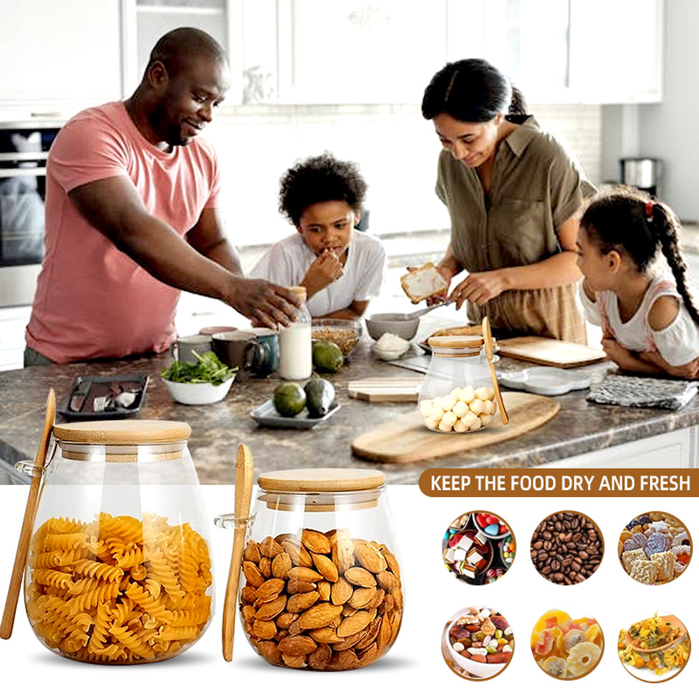 34Oz Verzegelde Glazen Pot Met - Coffee Tea Canister Set recensie en prijs