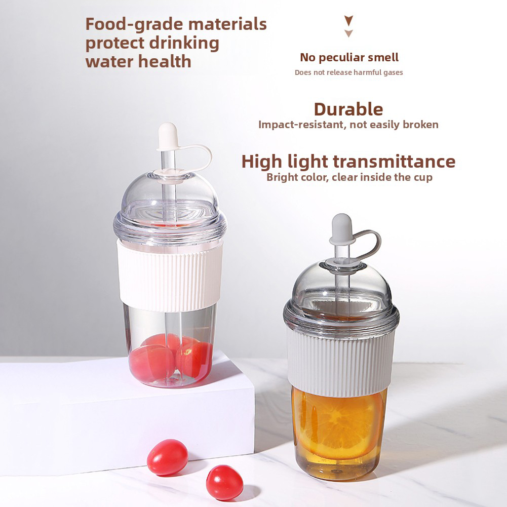 630 ml melktheekop met rietje, - Coffee Jelly Tea recensie en prijs