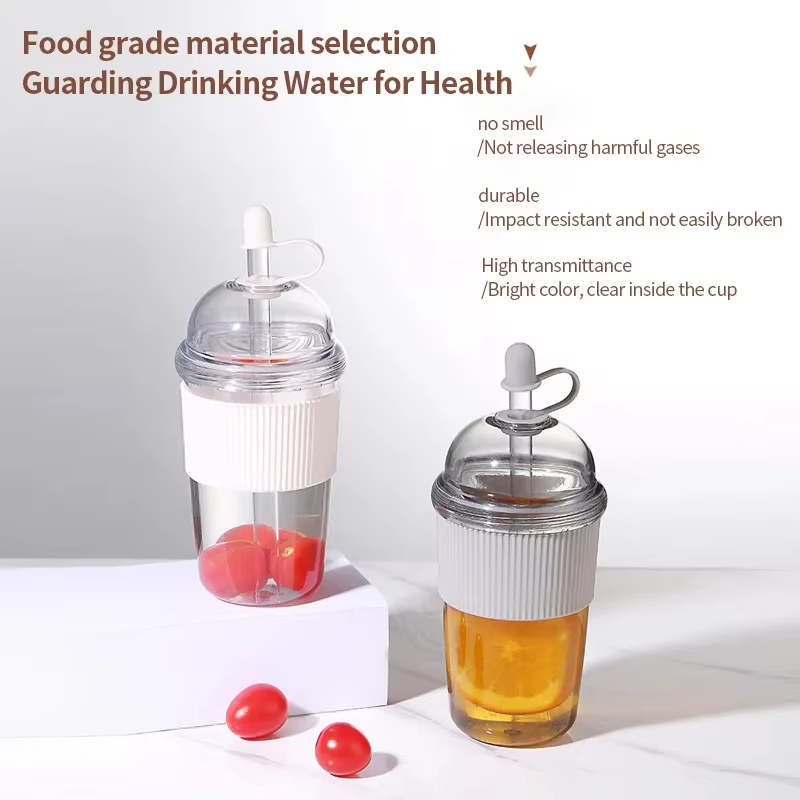 1pc 430ml Draagbare Flip Strob - Coffee Jelly Tea recensie en prijs