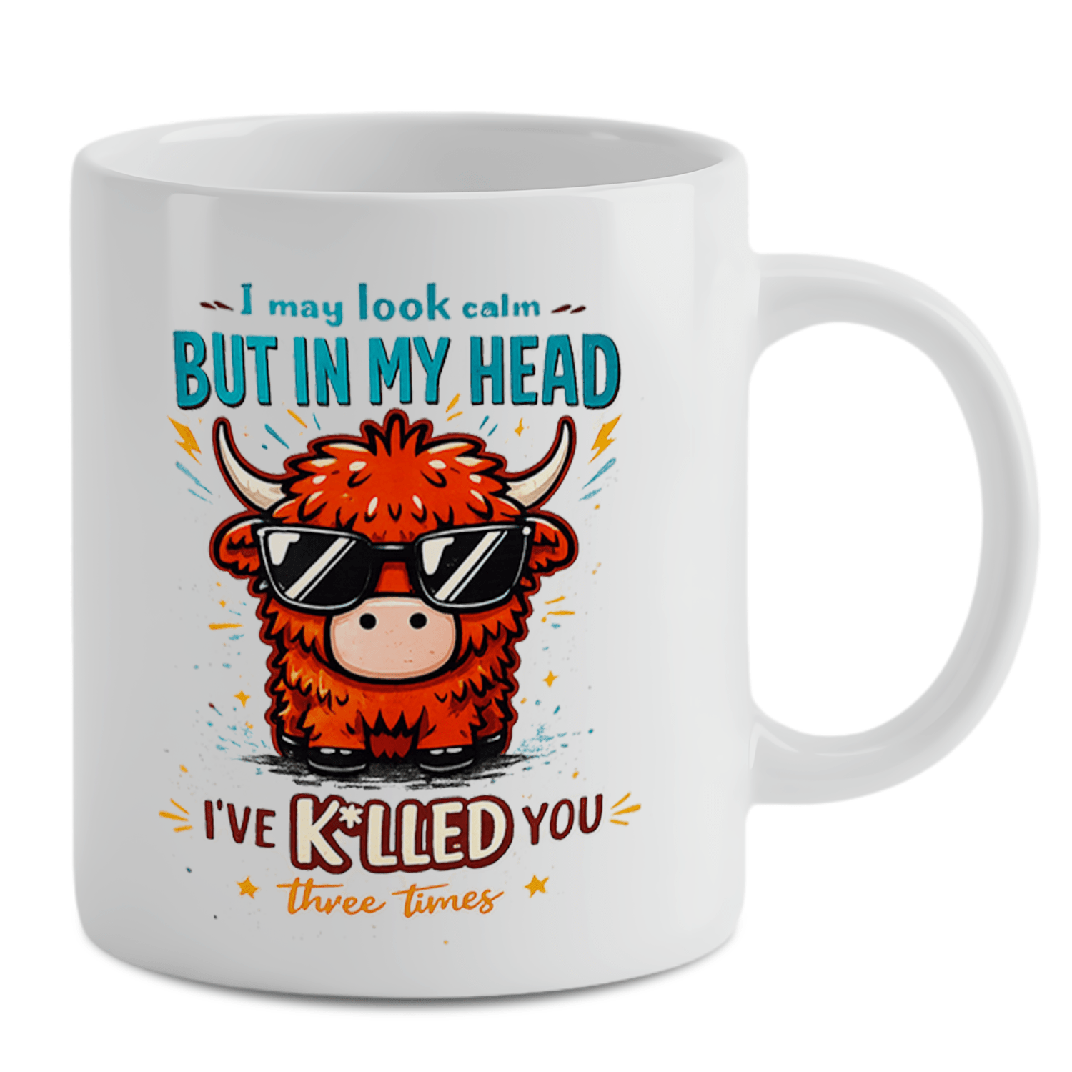 Hooglandkoe Grappige Koffiemok - Coffee And Tea Quotes Funny recensie en prijs