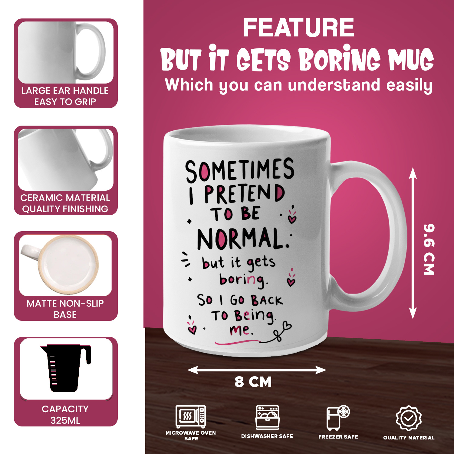 Soms doe ik alsof ik normaal b - Coffee And Tea Quotes Funny recensie en prijs