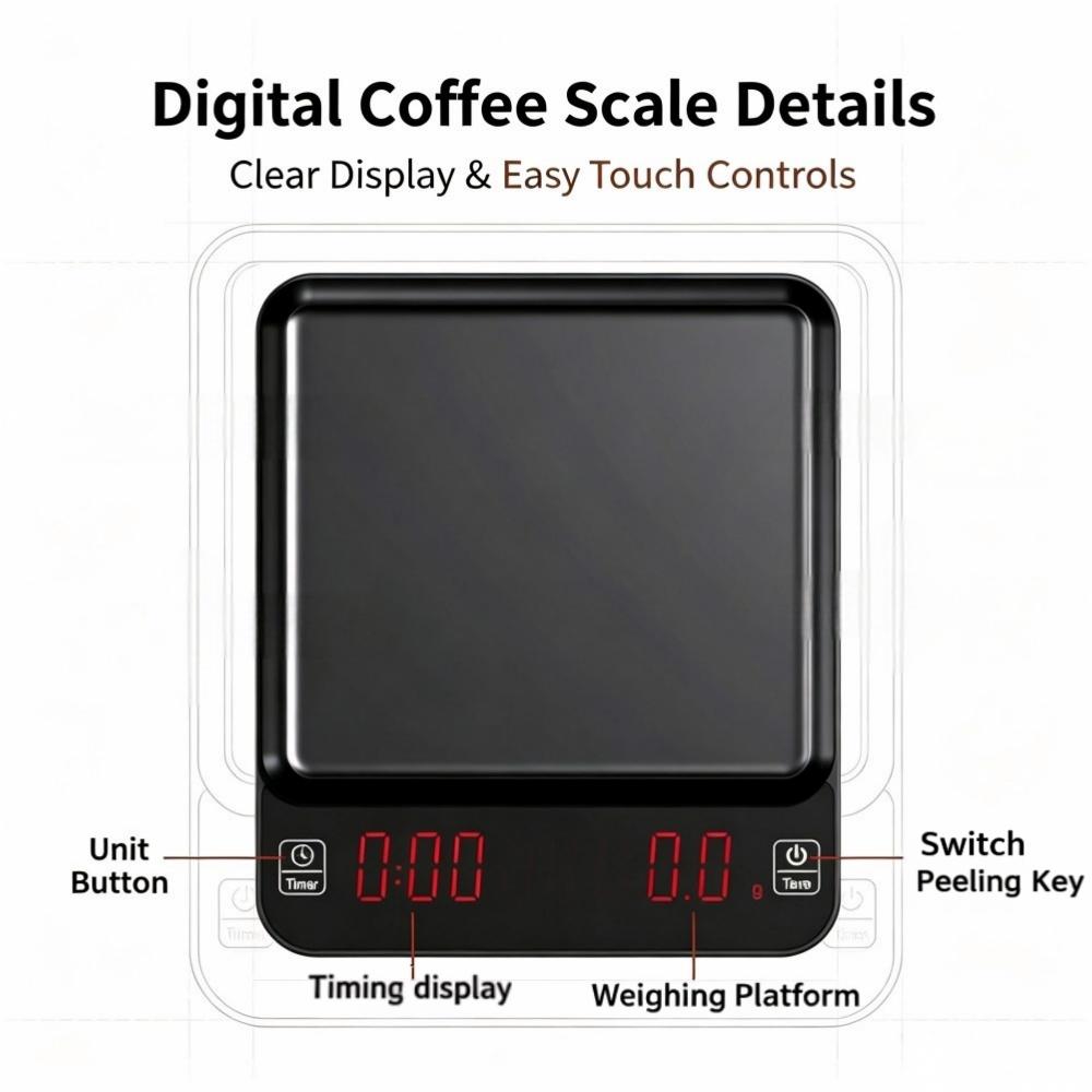 3kg/0.1g Hoge Precisie Digital - Coffee & Tea Haus recensie en prijs