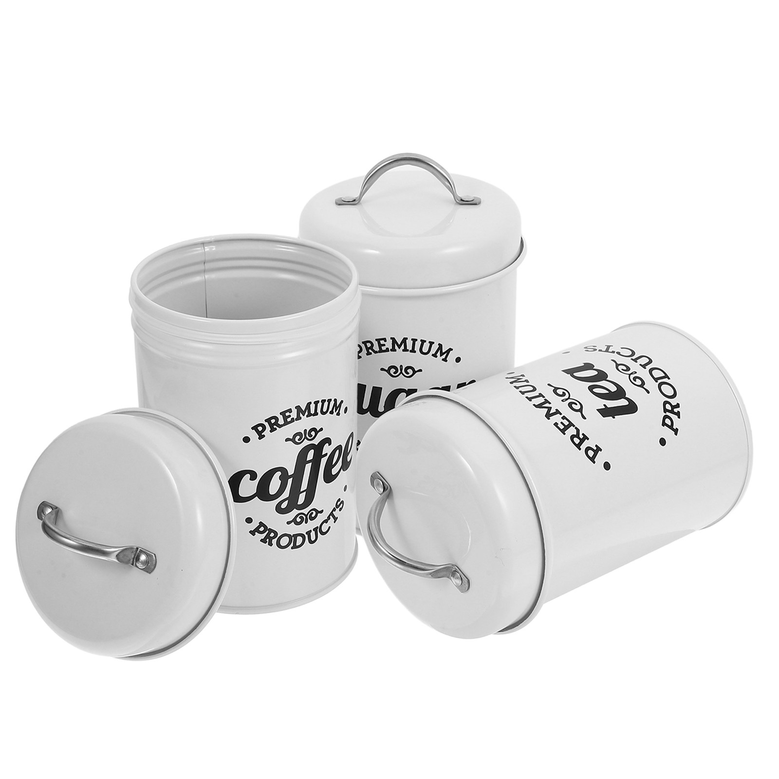 Luchtdichte metalen blikjesset - Coffee Tea Canister Set recensie en prijs
