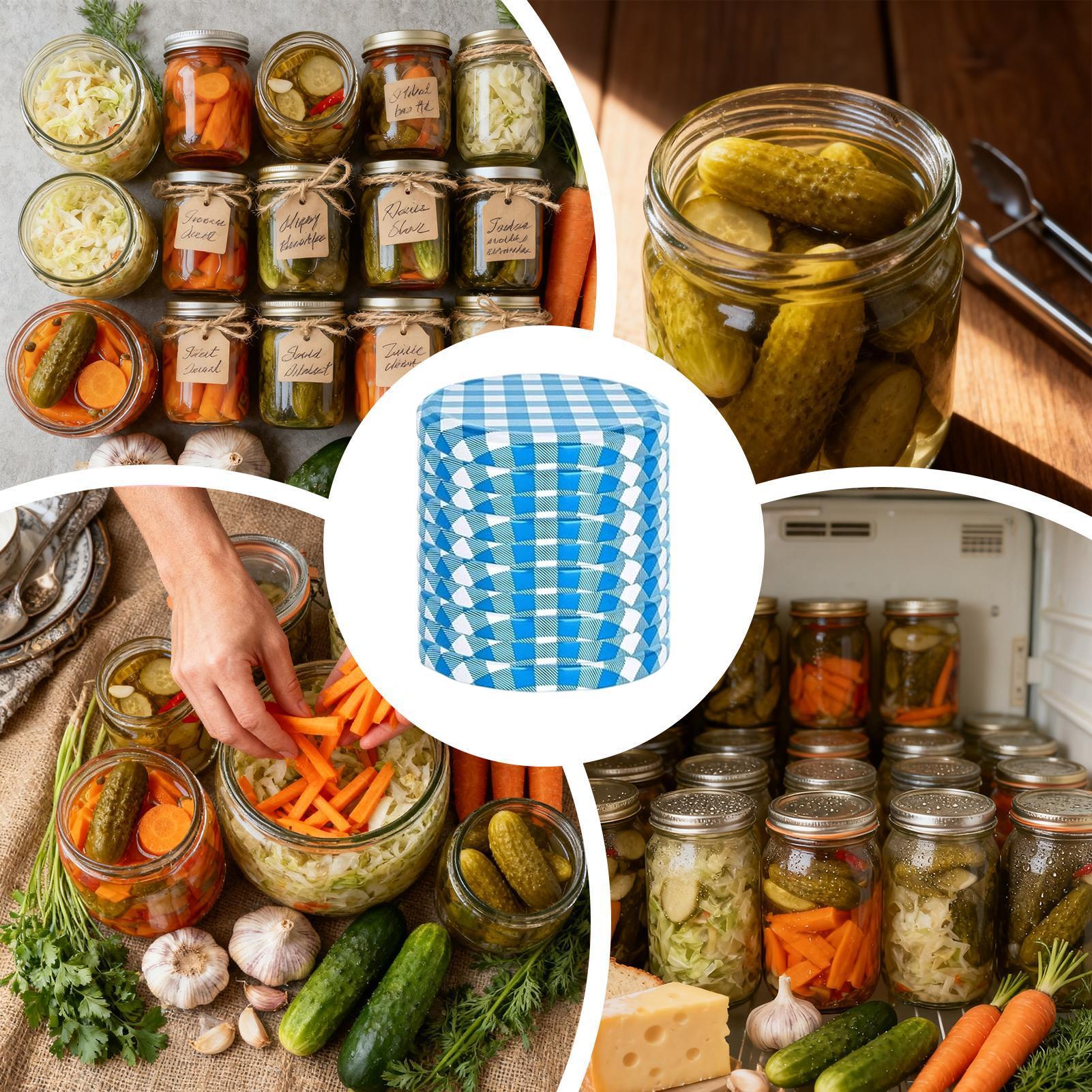 Canning Jar-deksels 50 stuks l - Coffee Tea & Espresso Appliances recensie en prijs