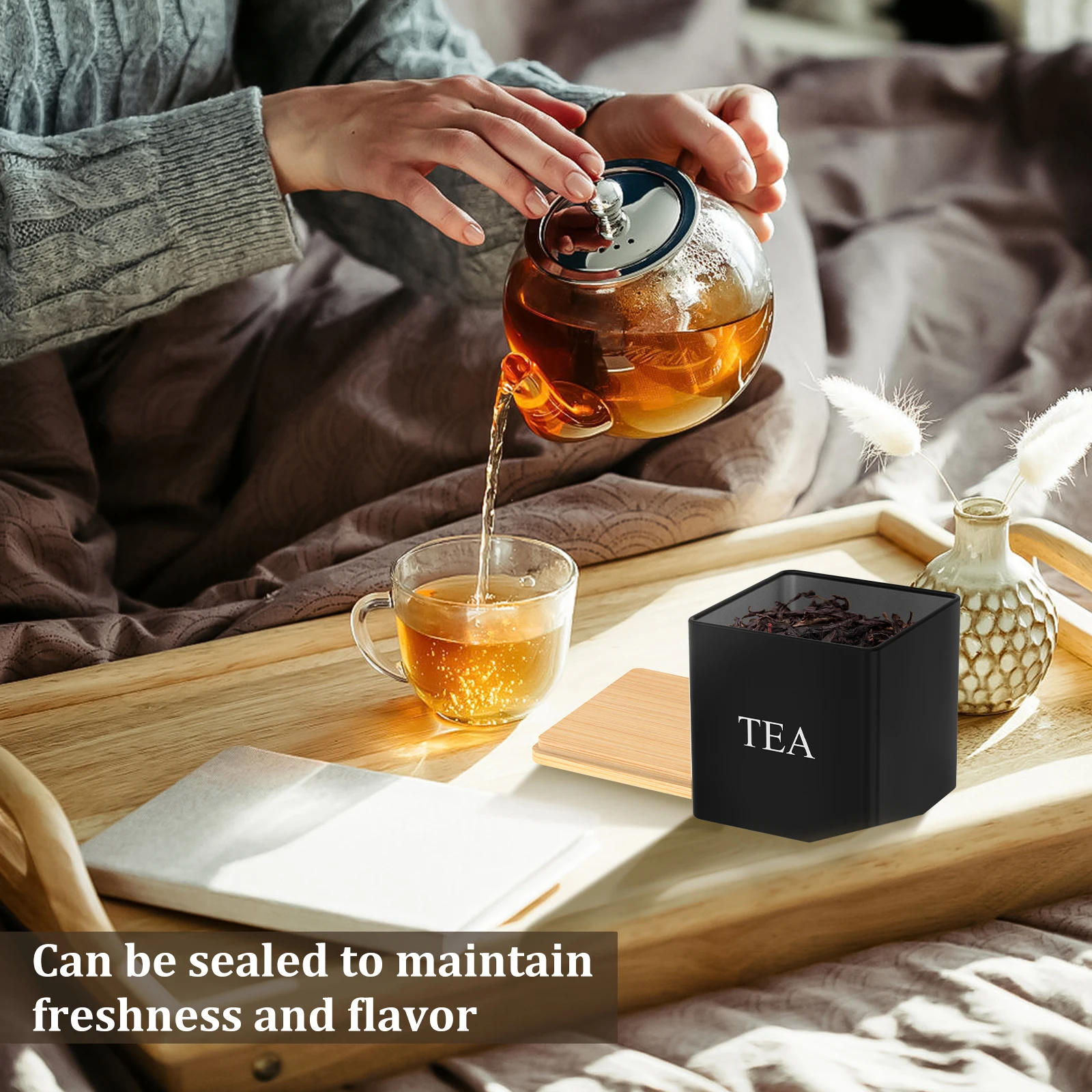 3-delige set 500ml thee-, suik - Coffee Tea Canister Set recensie en prijs