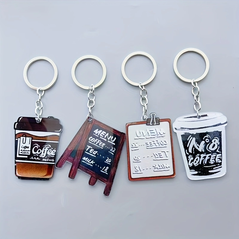 8 stuks acryl sleutelhanger me - Coffee & Tea Haus recensie en prijs